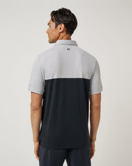 TravisMathew | Arkansas Drop Back Polo - Heather Grey/Black