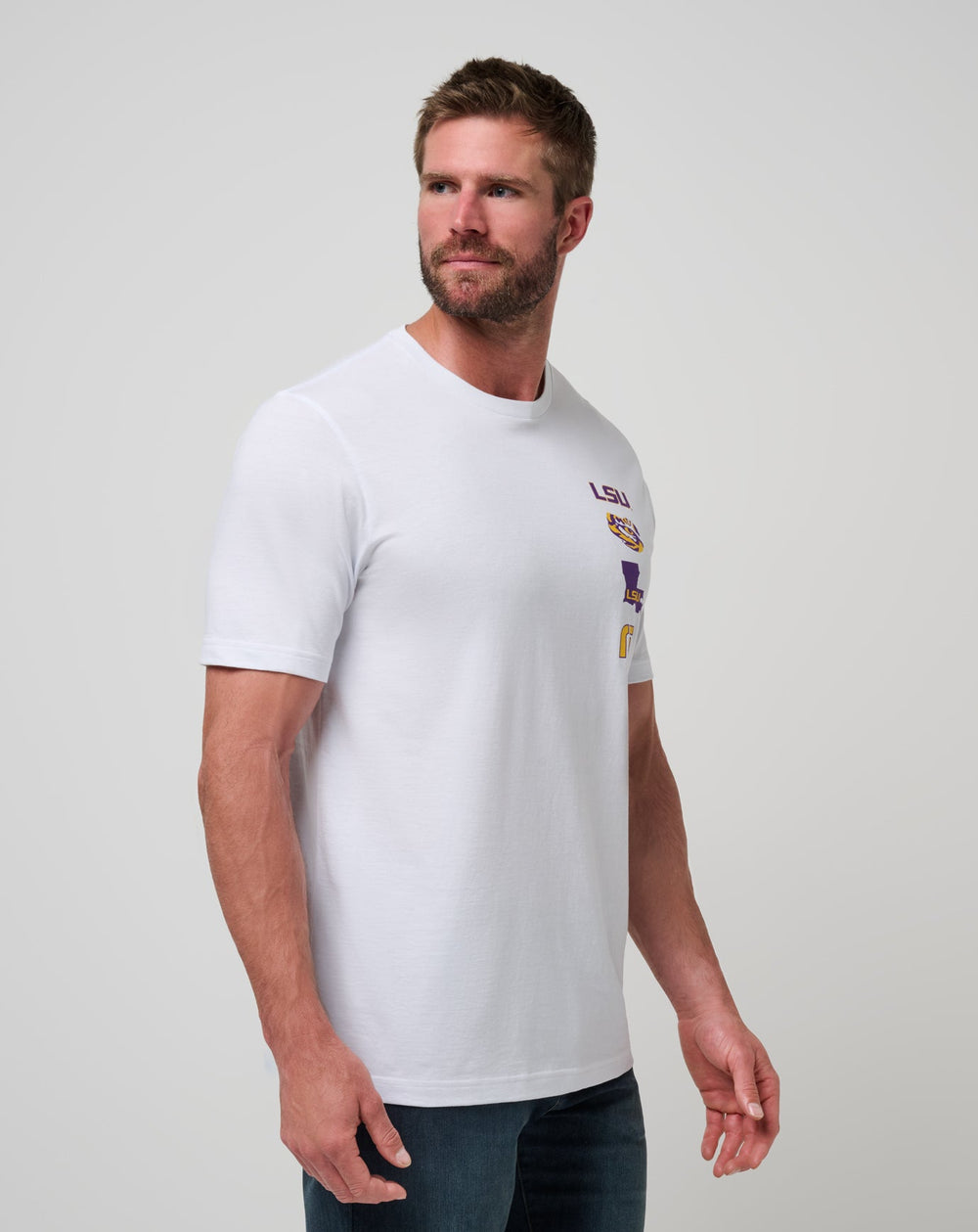 TravisMathew | LSU Playoffs 2.0 Tee - White