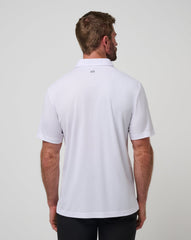 TravisMathew | Nebraska Top Recruit Polo - White/Black