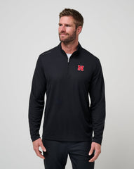 TravisMathew | Nebraska Time To Tailgate Quarter Zip - Black