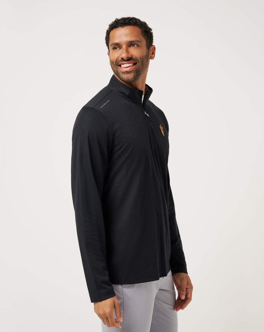 TravisMathew | ASU Time To Tailgate Quarter Zip - Black