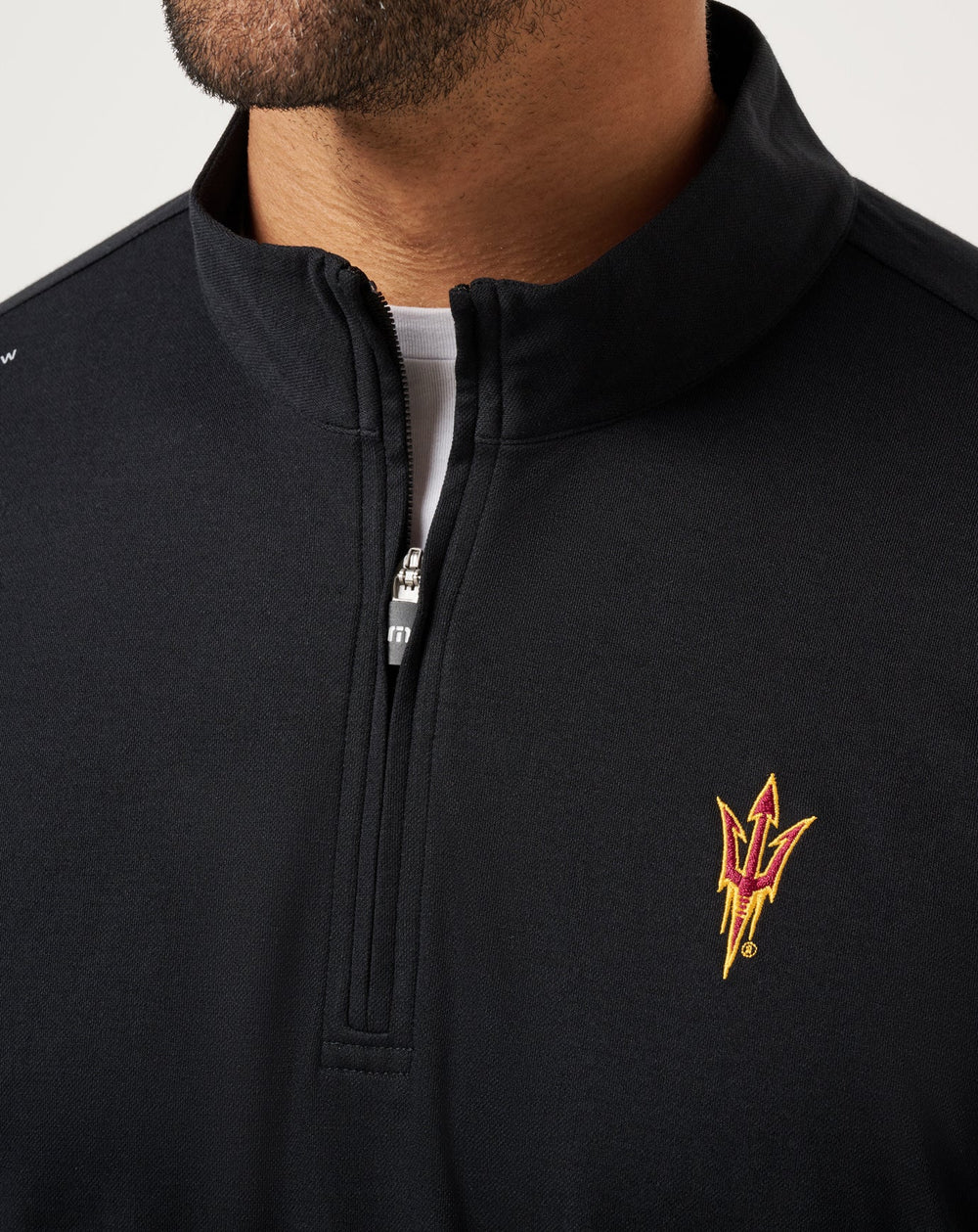 TravisMathew | ASU Time To Tailgate Quarter Zip - Black
