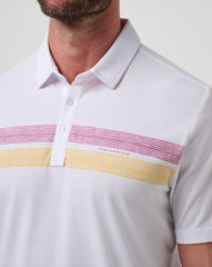 TravisMathew | ASU Top Recruit Polo - White/Maroon
