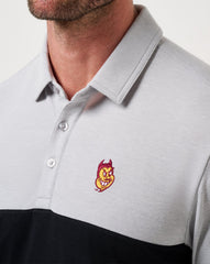 TravisMathew | ASU Drop Back Polo - Heather Grey/Black