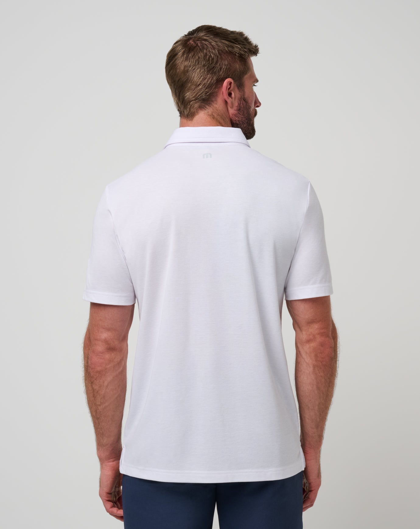 TravisMathew | Kansas Top Recruit Polo - White/Blue