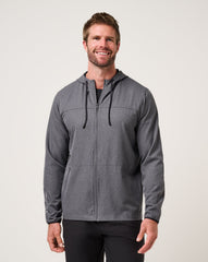 TravisMathew | Court Control Hoodie - Heather Dark Grey