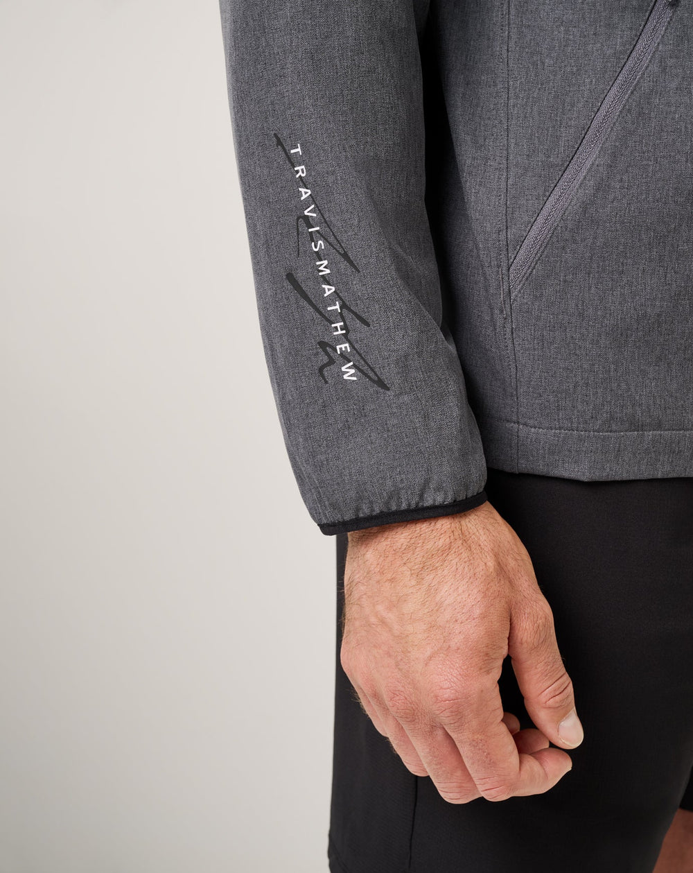 TravisMathew | Court Control Hoodie - Heather Dark Grey