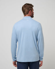 TravisMathew | UT Austin Time To Tailgate Quarter Zip - Heather Blue