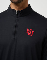 TravisMathew | Utah Time To Tailgate Quarter Zip - Black