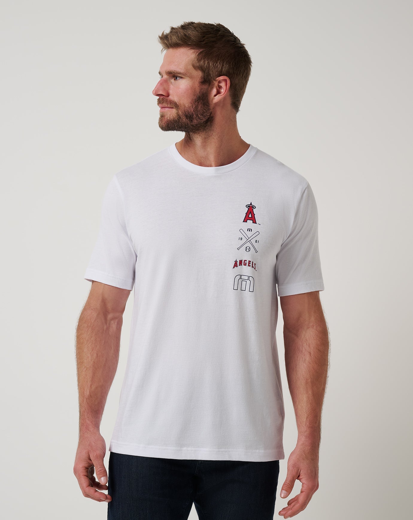 TravisMathew | Los Angeles Angels Sunset Slam 2.0 Tee - White
