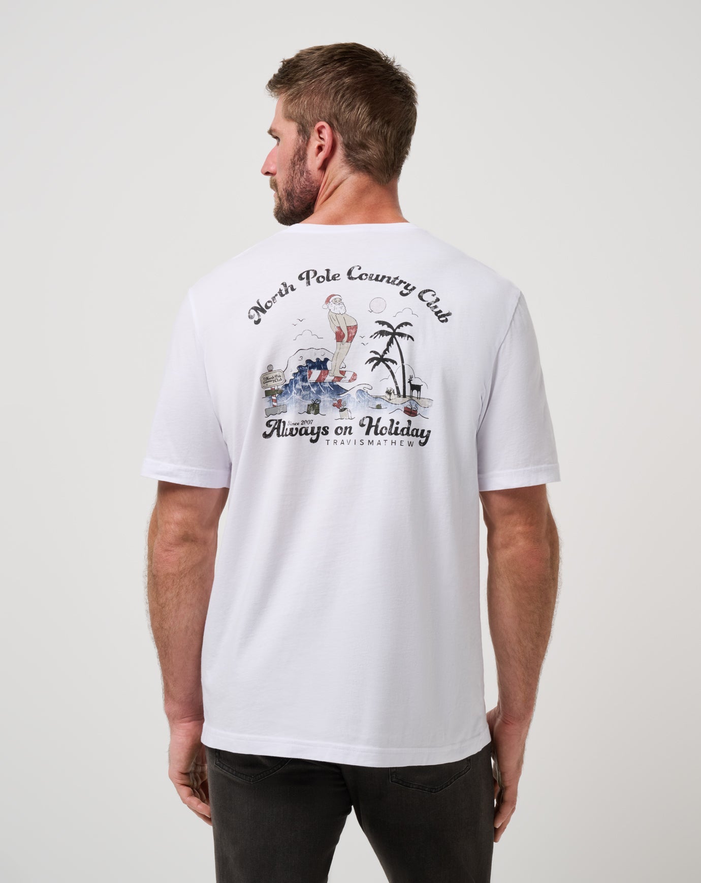 TravisMathew | Holly Jollies Tee - White