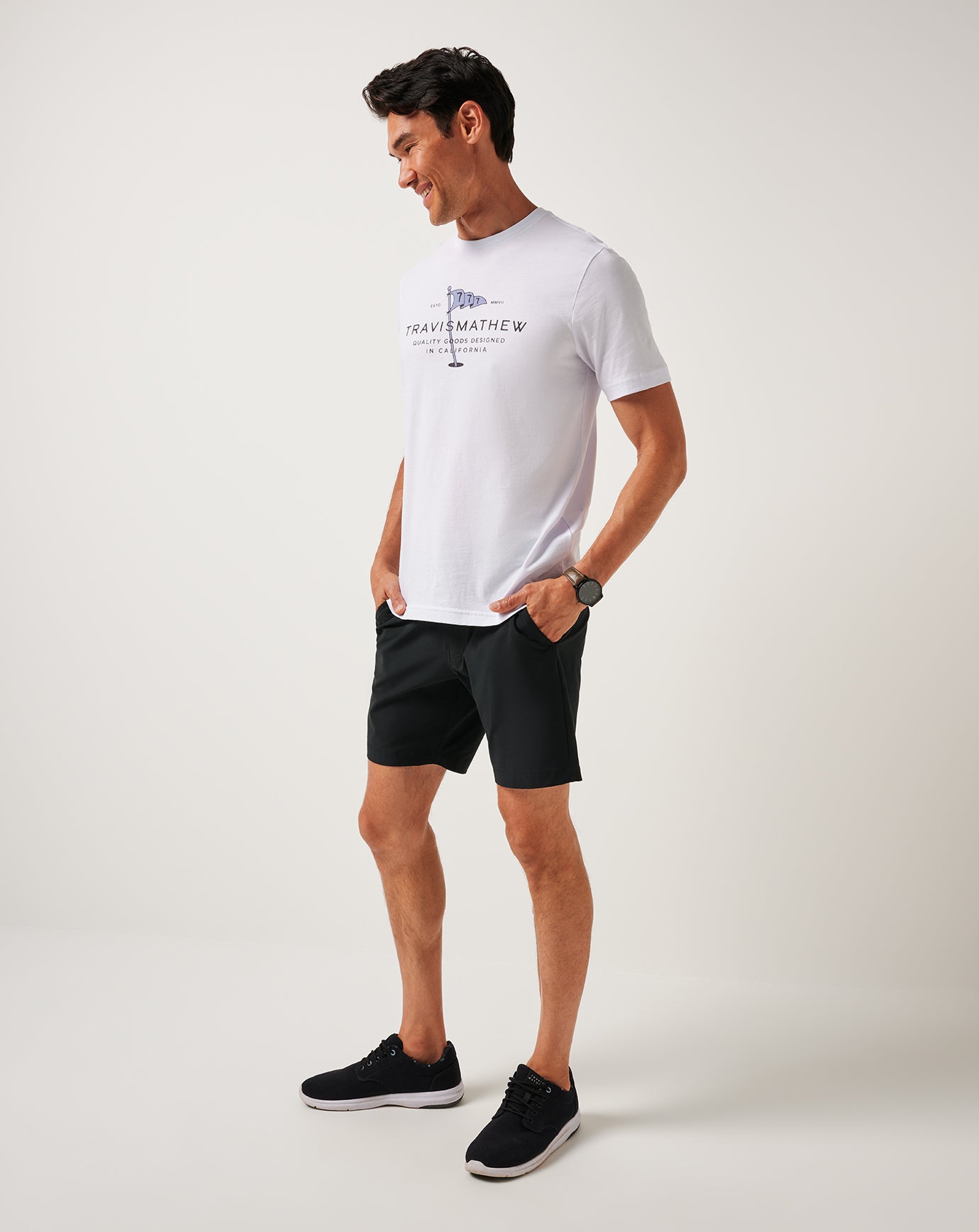 TravisMathew | Worth A Shot Tee - White